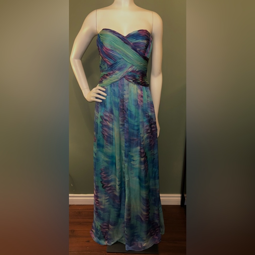JS Boutique Blue and Purple Maxi Dress